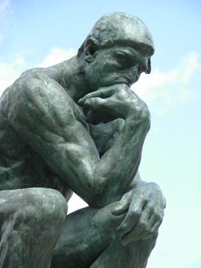 Auguste Rodin. The Thinker.